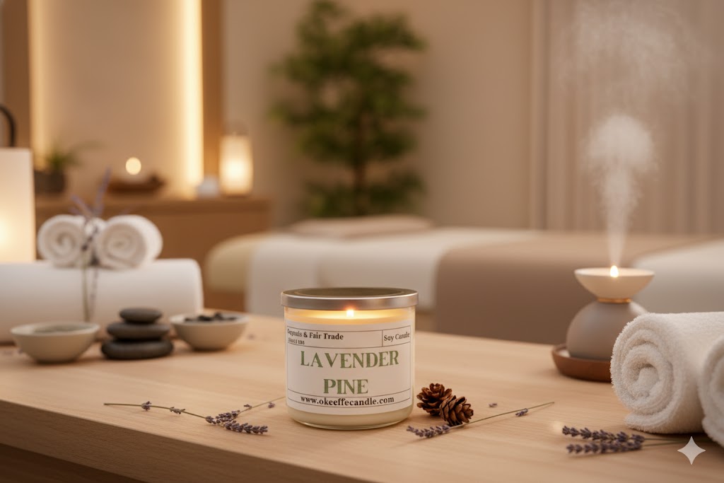 Lavender Pine Soy Candle